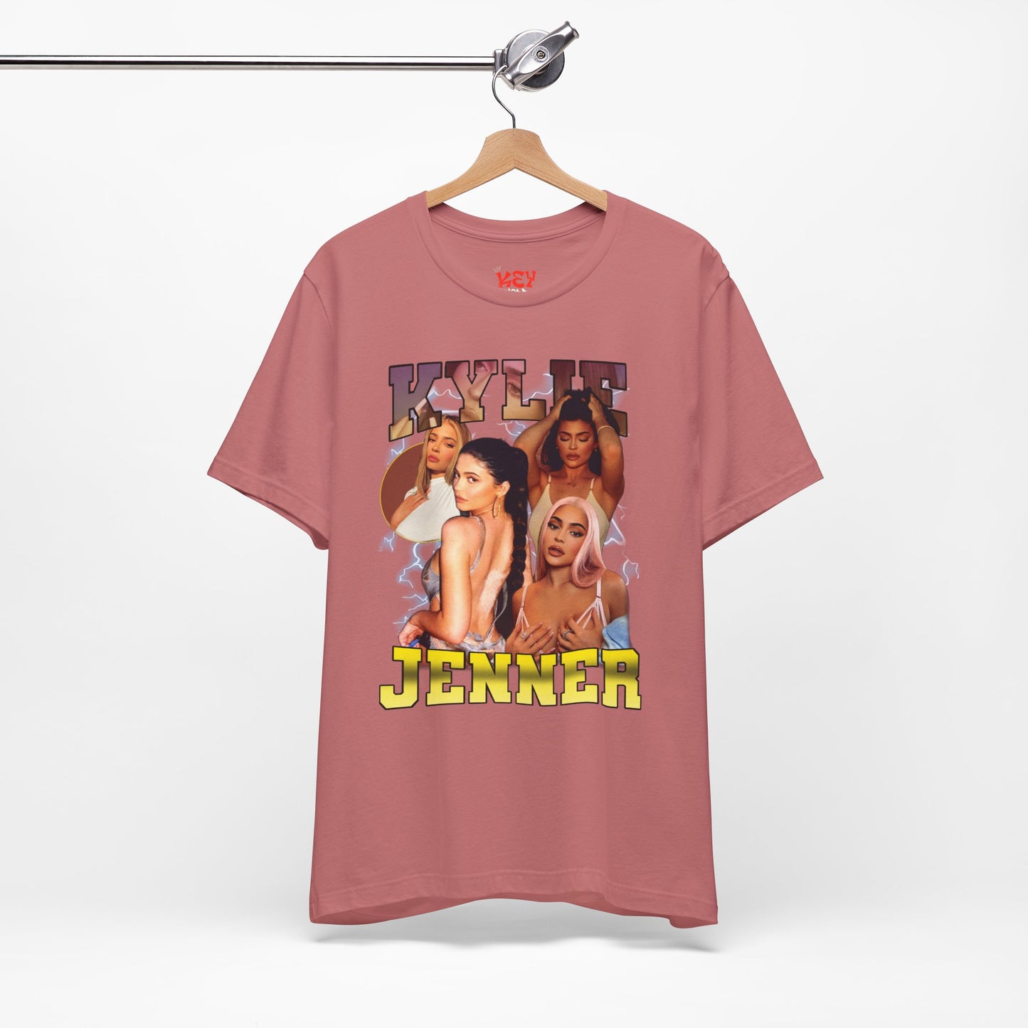 Bootleg Kylie Jenner Graphic Tee — Retro Collage