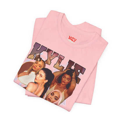 Bootleg Kylie Jenner Graphic Tee — Retro Collage
