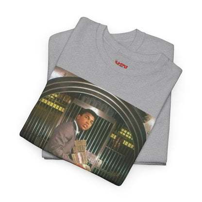 Ali Money Vault Graphic Tee — Vintage Heist Money Pile T-Shirt