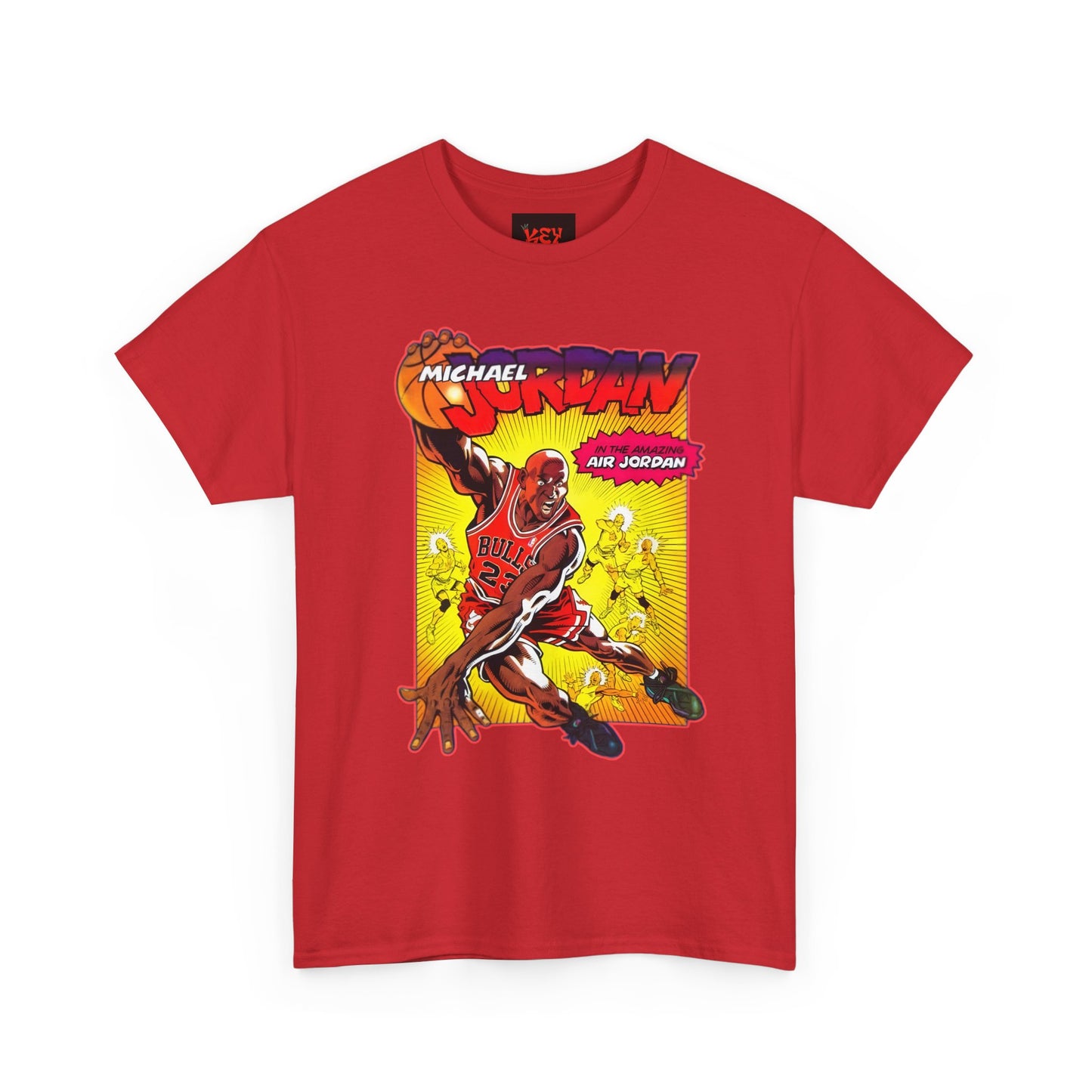 Retro "Michael Air"   Graphic Tee — Comic-Style Jersey Design