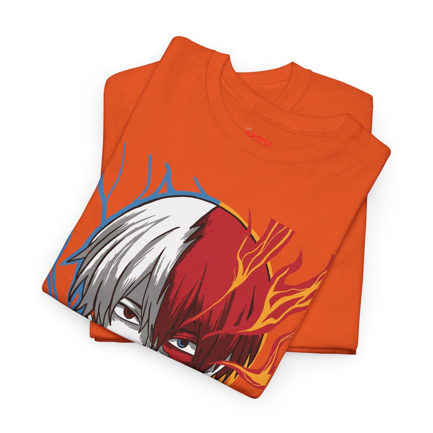 Shoto Todoroki Split Flame & Ice Graphic Tee