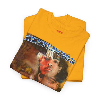 X Graphic Tee - Retro Rap Collage T-Shirt (Portrait Montage Design)