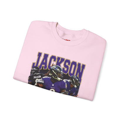 Lamar Jackson Graphic Crewneck Sweatshirt | Cozy Sports Apparel | Unisex Casual Wear | Perfect for Game Day, Gifts, Stylish & Comfy Sweatshirt