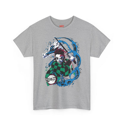 Demon Slayer Tanjiro Graphic Tee — Water Breathing Anime T-Shirt