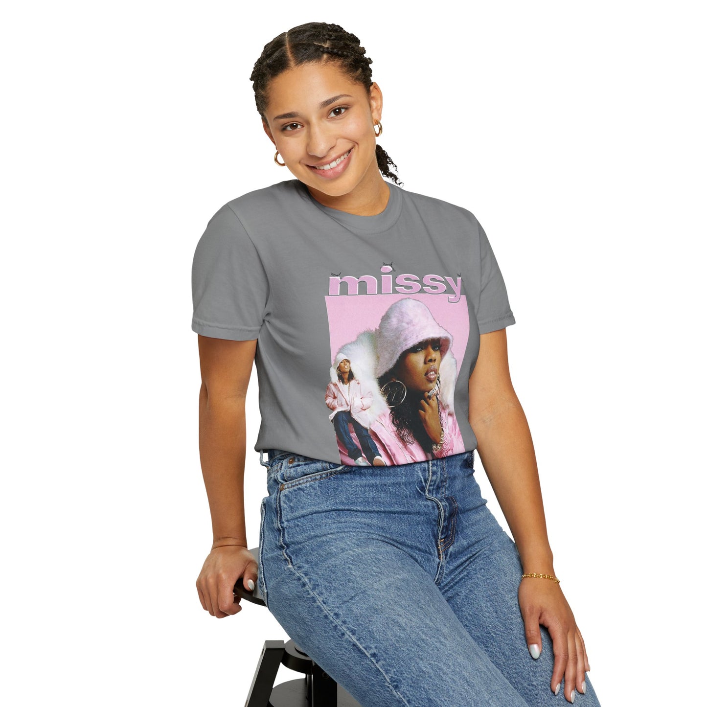 Missy Elliot Graphic T-shirt Portrait