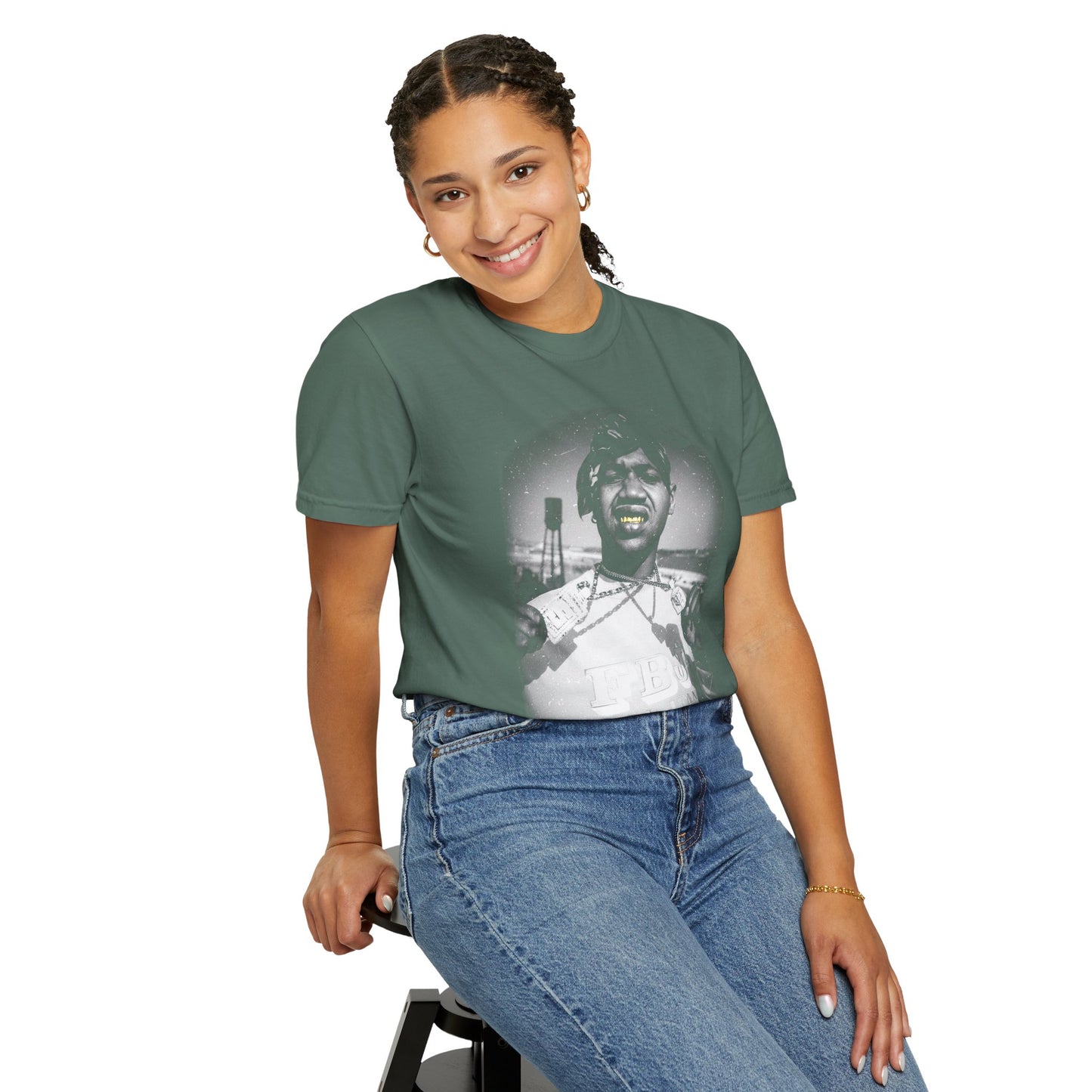 '400 Degreez' Vintage Portrait T-Shirt