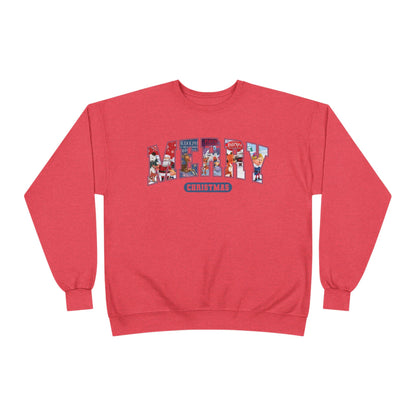 Merry Christmas Crewneck Sweatshirt — Festive Holiday Graphic Pullover