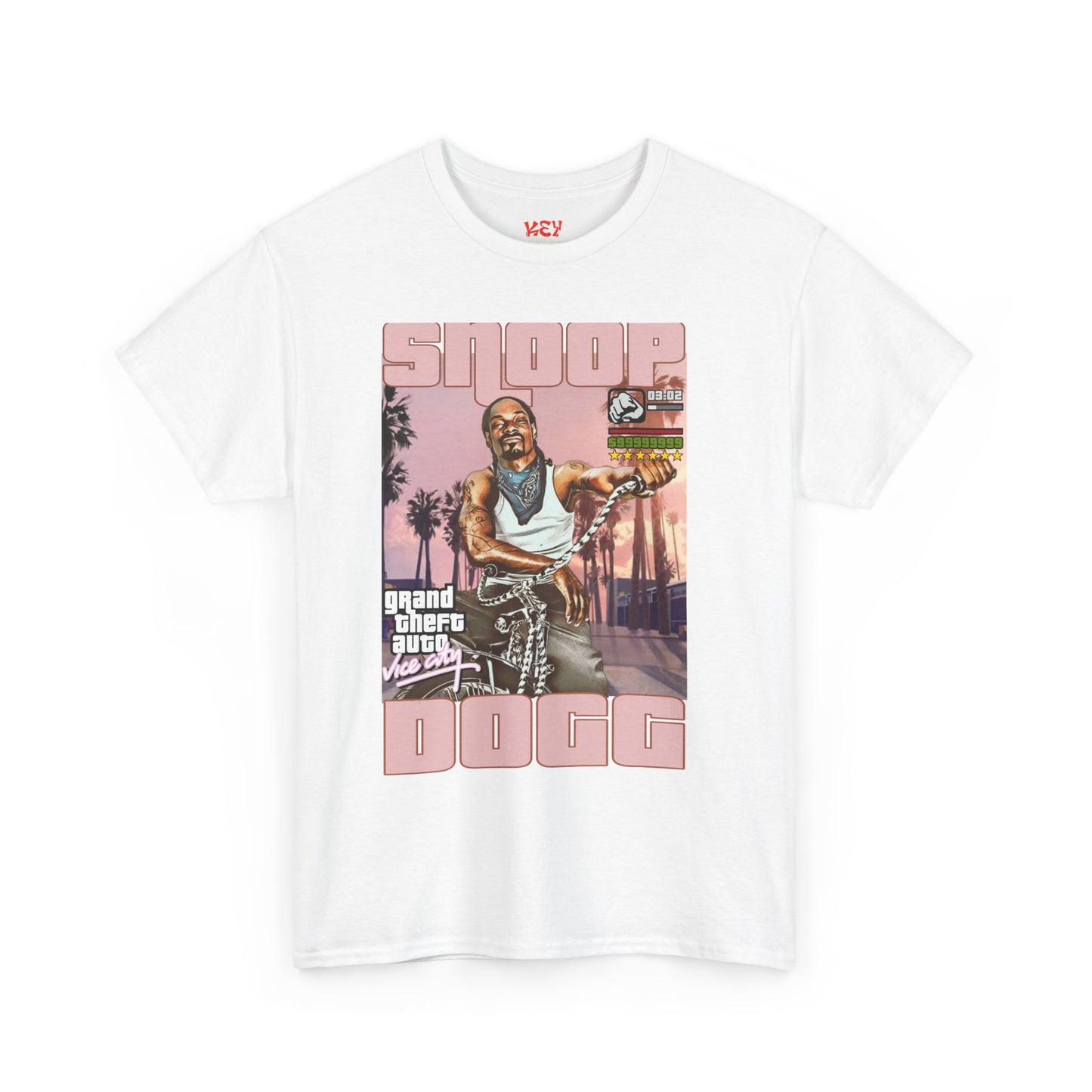 Snoop Retro Pink Hip-Hop Poster Tee