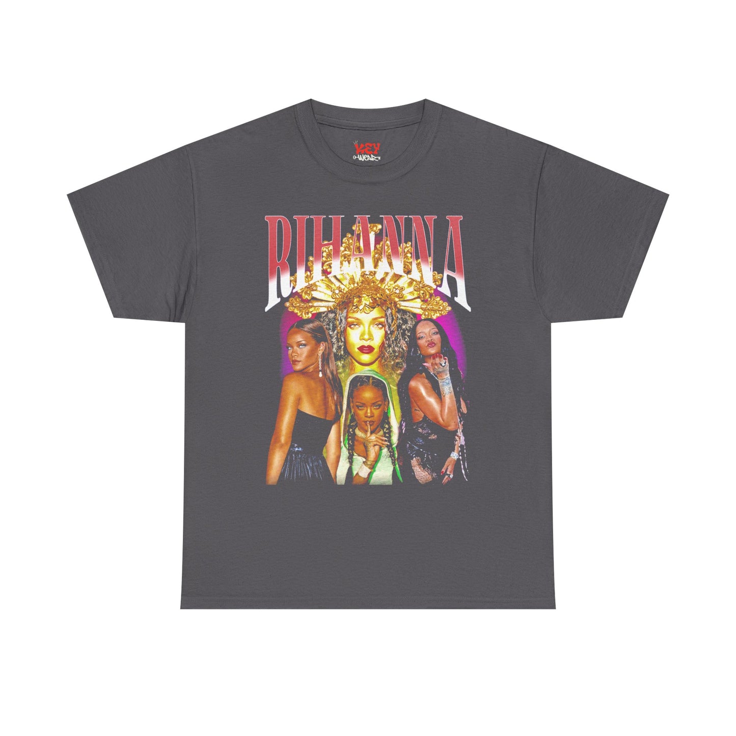 RiRi Graphic Tee — Retro Collage Music Icon Design