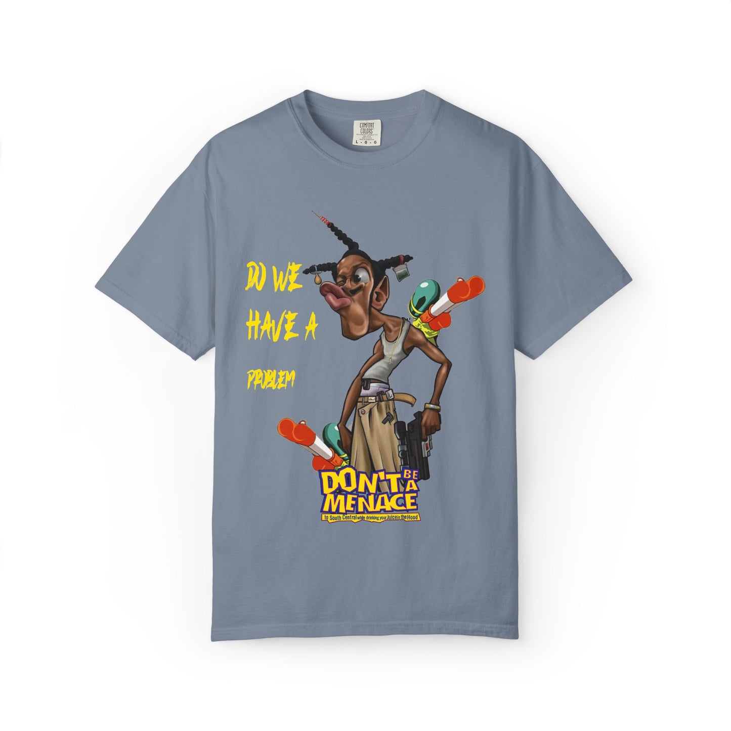 Don’t Be a Menace Graphic T-Shirt — “Do We Have a Problem?” Urban Cartoon Streetwear