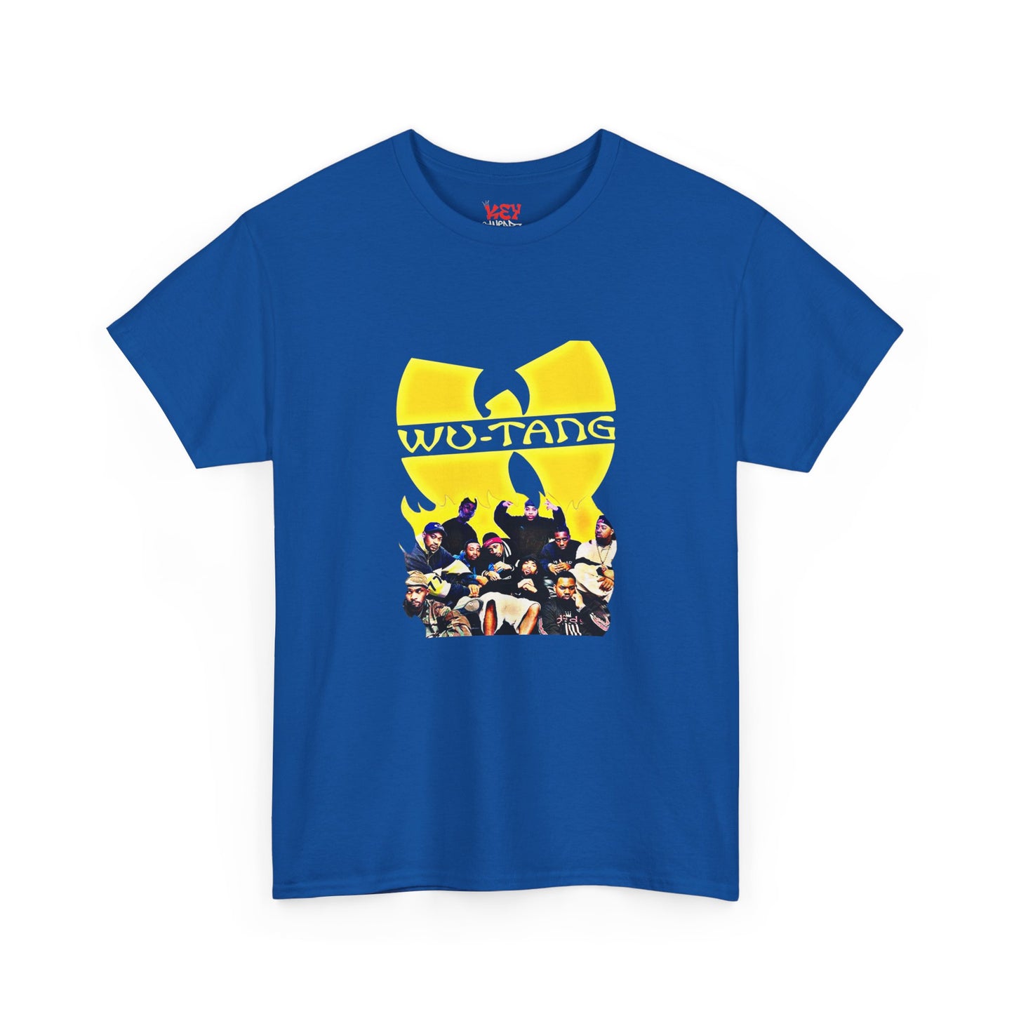 Wu-Tang Clan Logo Photo Tee — Yellow Icon Graphic T-Shirt