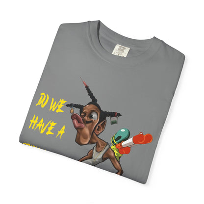 Don’t Be a Menace Graphic T-Shirt — “Do We Have a Problem?” Urban Cartoon Streetwear