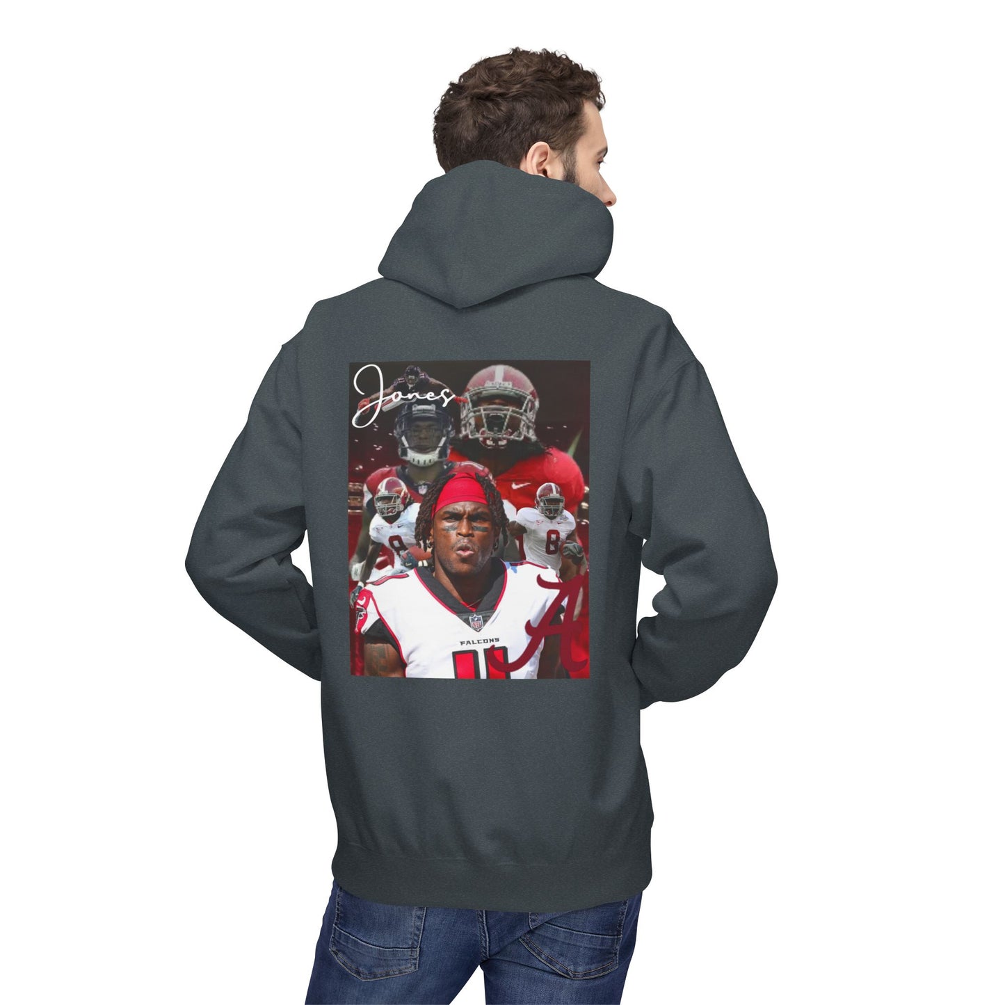 Julio Jones Custom Hoodie — 'Keywear' Signature Graphic Football Player Pullover