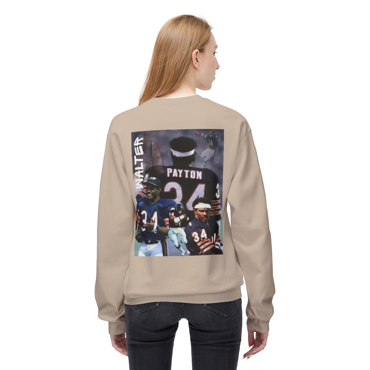 Walter Payton Tribute Crewneck Sweatshirt - Unisex Midweight Fleece