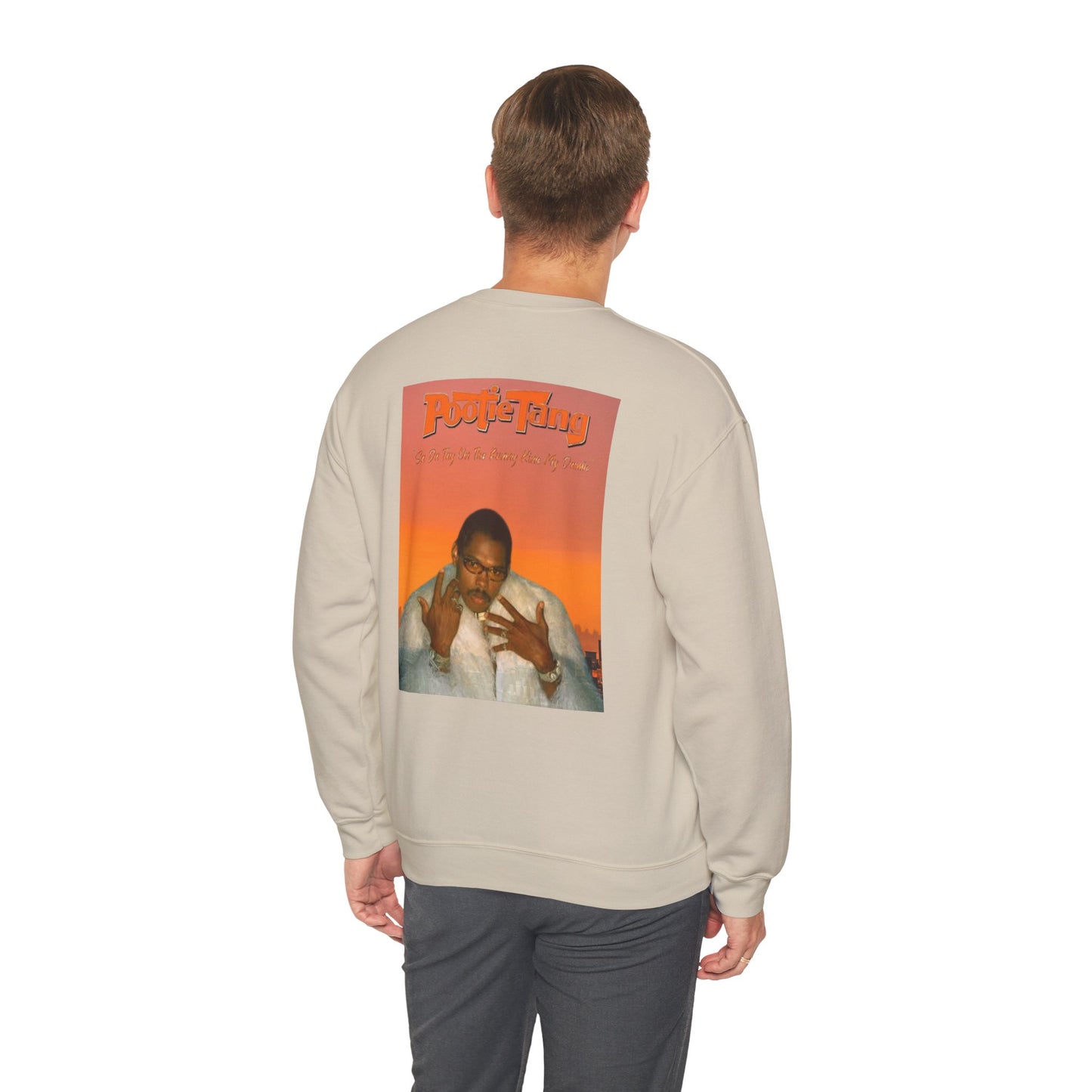 Pootie Tang Keywear Graphic Sweatshirt — Vintage Portrait Back Print Crewneck