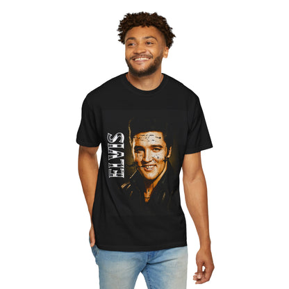 Elvis Vintage Rock Legend Portrait T-Shirt