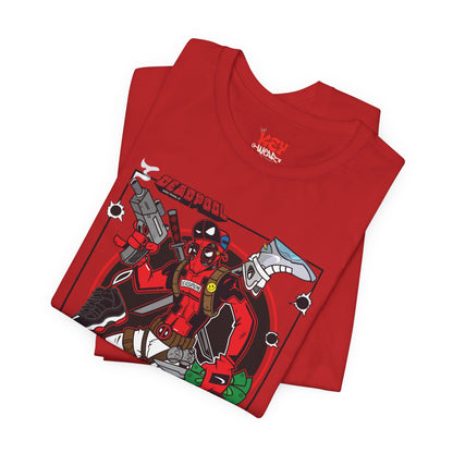 Deadpool Arcade Graphic Tee — Retro Gaming Comic T-Shirt