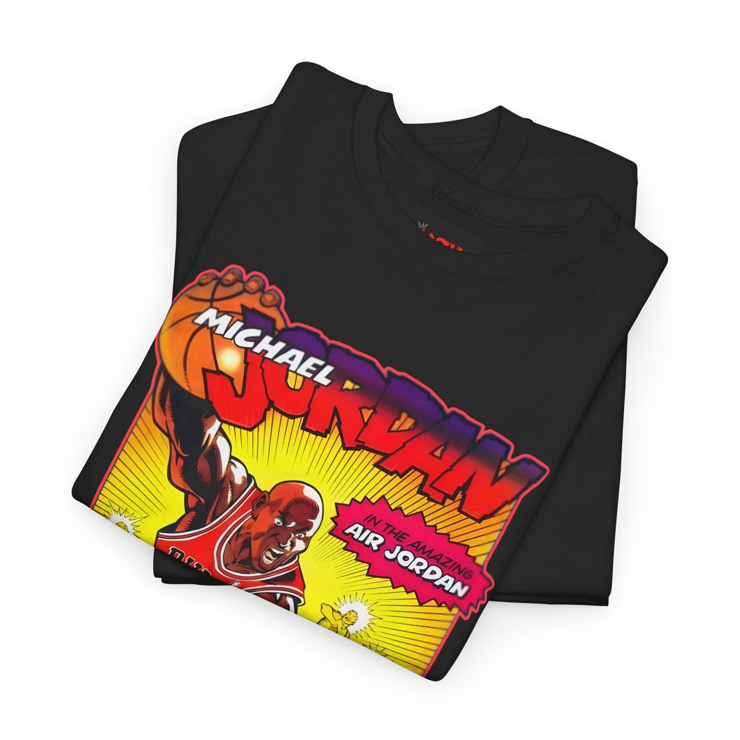 Retro "Michael Air"   Graphic Tee — Comic-Style Jersey Design