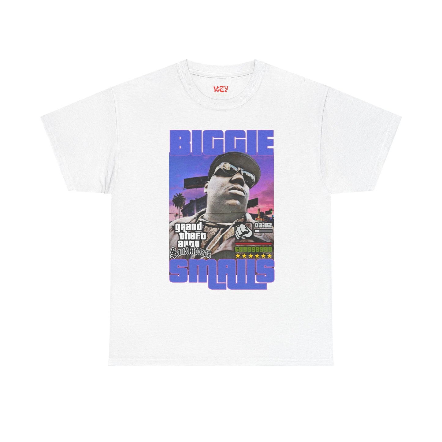 Biggie Tee — Retro Dragon Warrior Graphic T‑Shirt