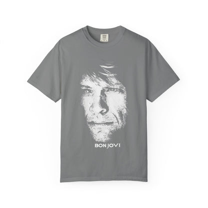 Vintage Rock Portrait T-Shirt — Bon Jovi Graphic Tee