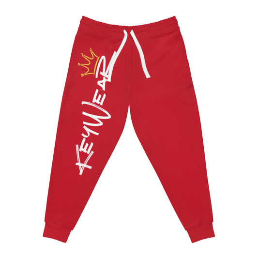 KeyWear Red Athletic Joggers