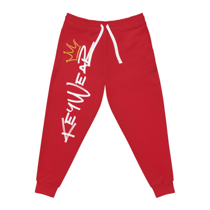 KeyWear Red Athletic Joggers