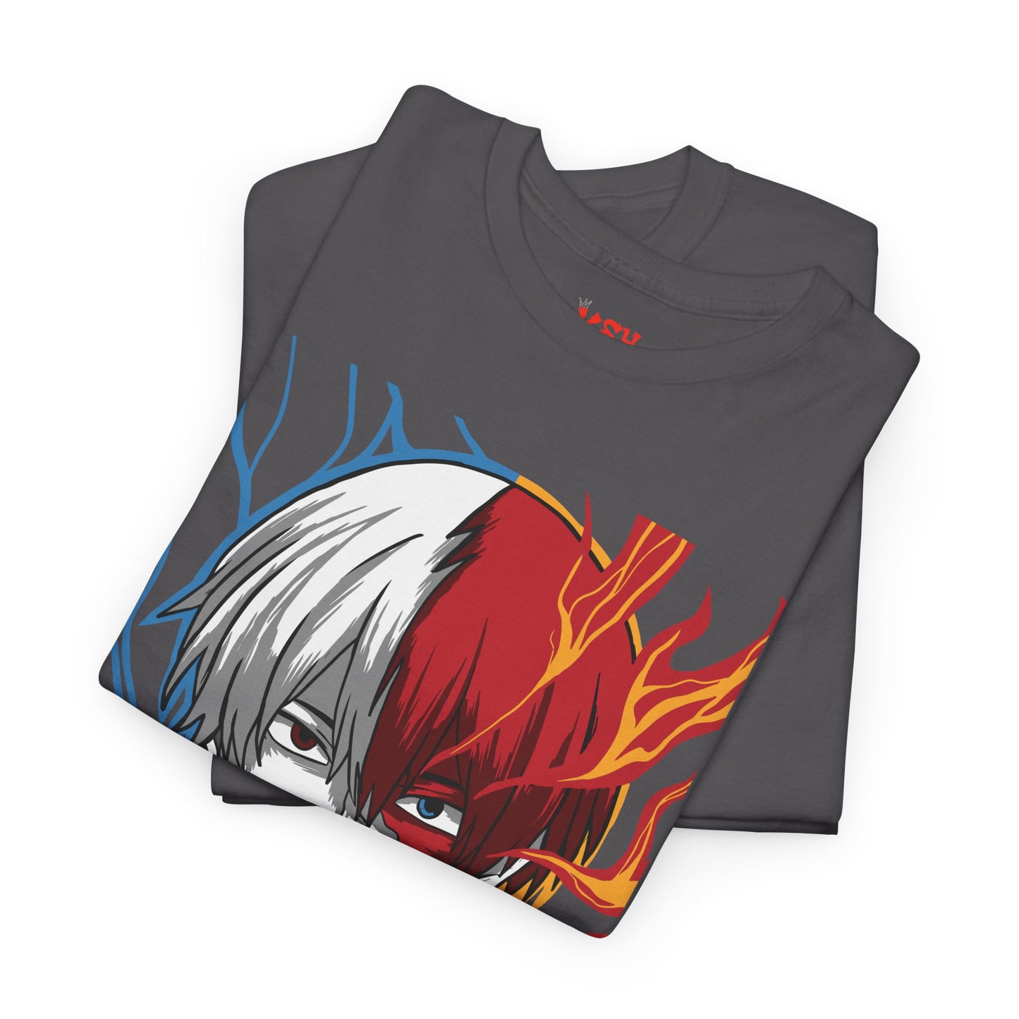 Shoto Todoroki Split Flame & Ice Graphic Tee
