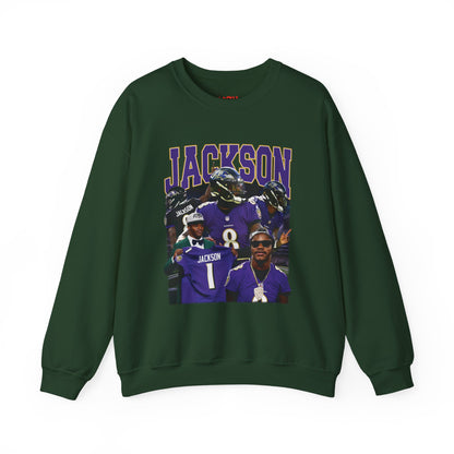 Lamar Jackson Graphic Crewneck Sweatshirt | Cozy Sports Apparel | Unisex Casual Wear | Perfect for Game Day, Gifts, Stylish & Comfy Sweatshirt