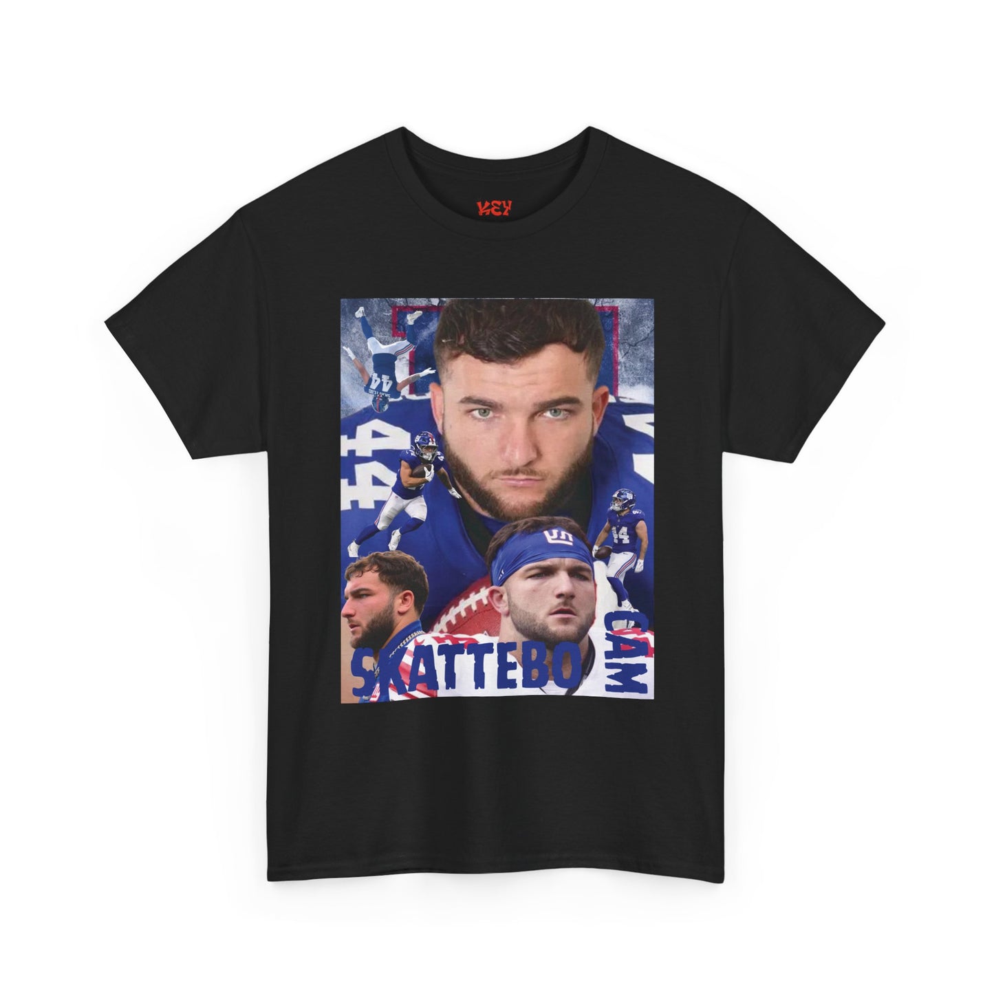 Skatebo Jam Graphic Tee — Retro Collage Skate Portrait T-Shirt