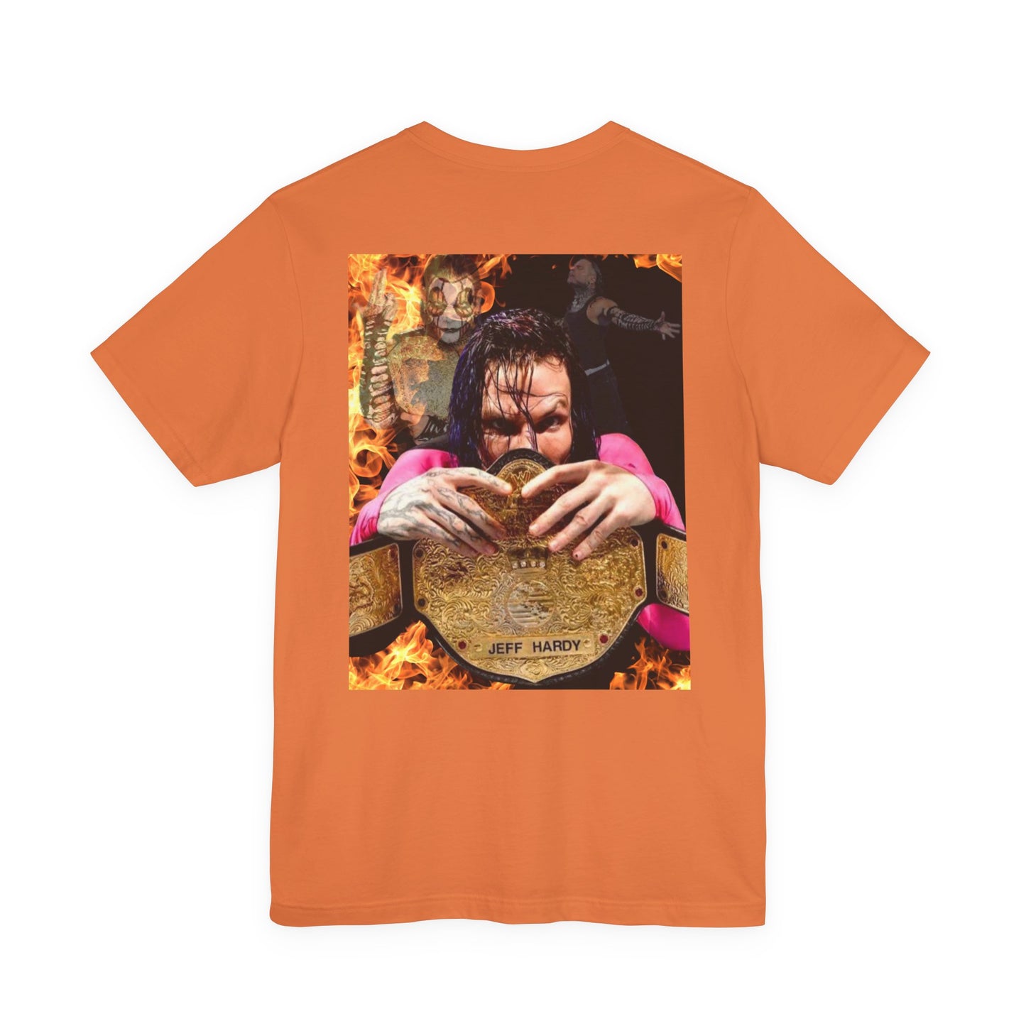 Jeff Retro Wrestling Champion Tee - Unisex Jersey Short Sleeve Shirt